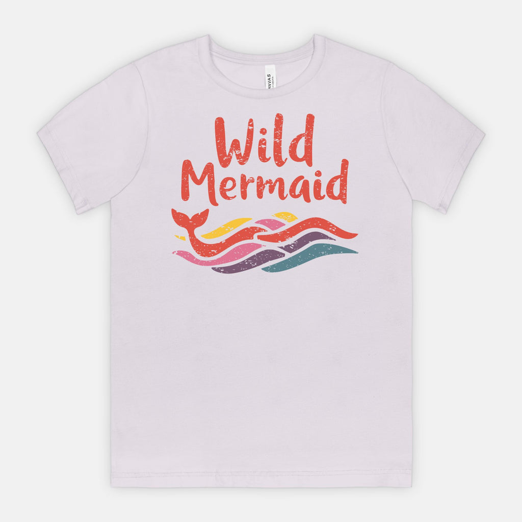 Wild Mermaid - Colorful Retro Ocean Vibes Tee