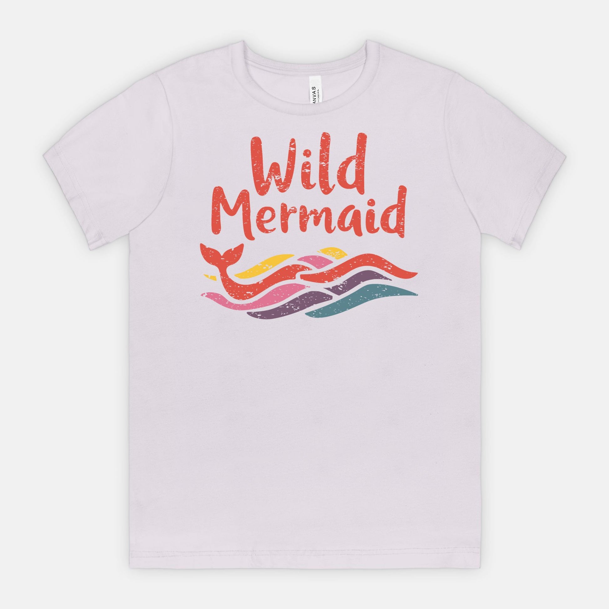 Wild Mermaid - Colorful Retro Ocean Vibes Tee