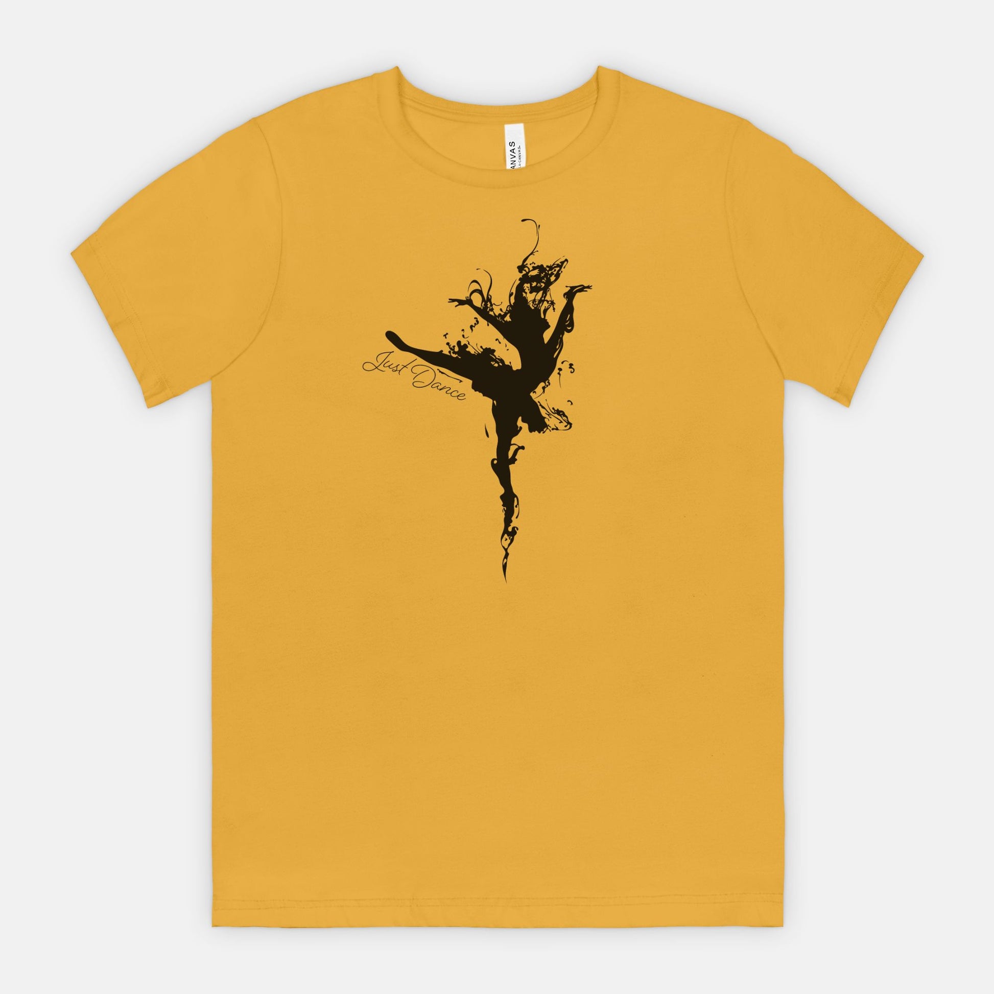 Just Dance – Artistic Ballerina Silhouette T-Shirt