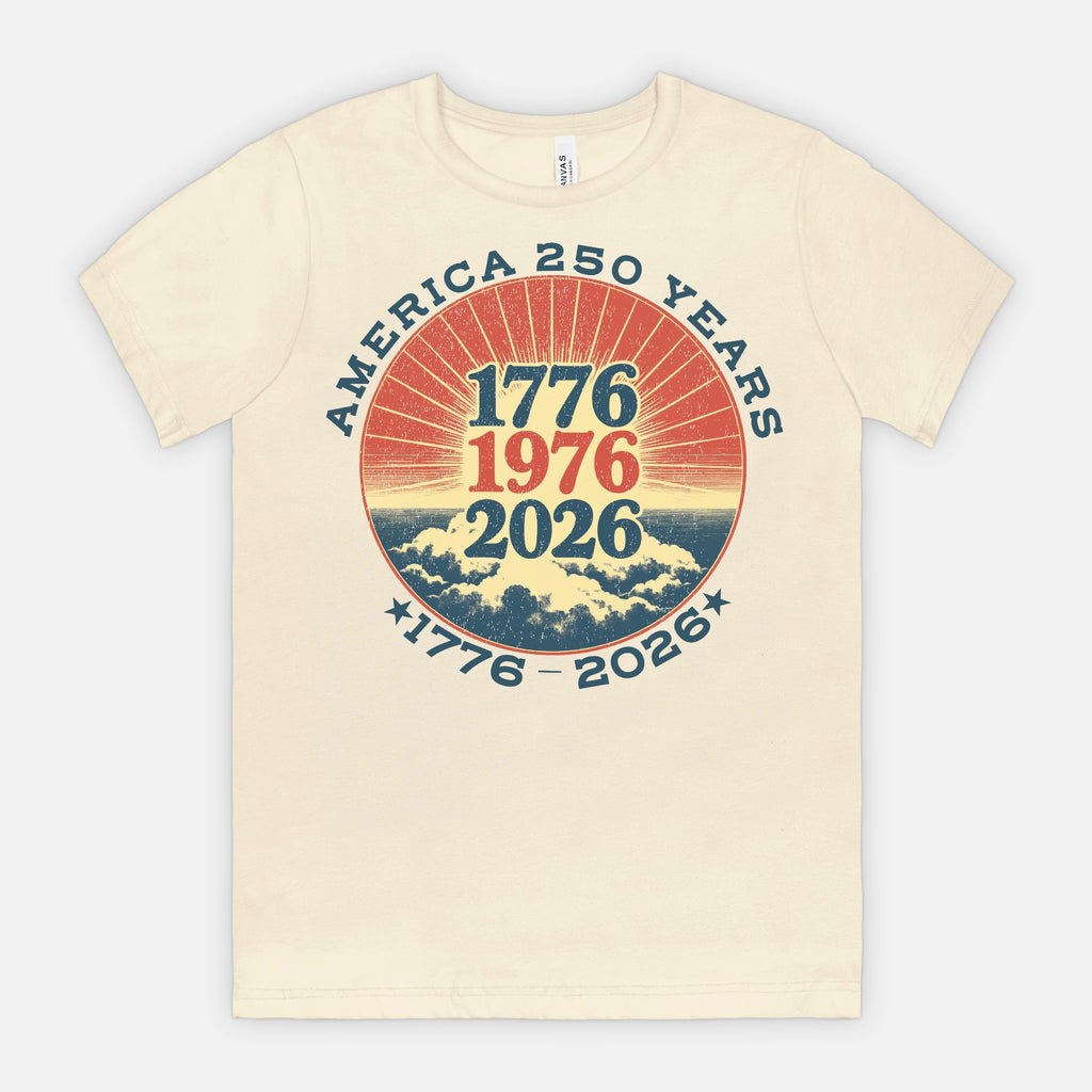 America 250 Years Shirt 1776 1976 2026 Patriotic Vintage T-Shirt USA Anniversary Chaos Collection