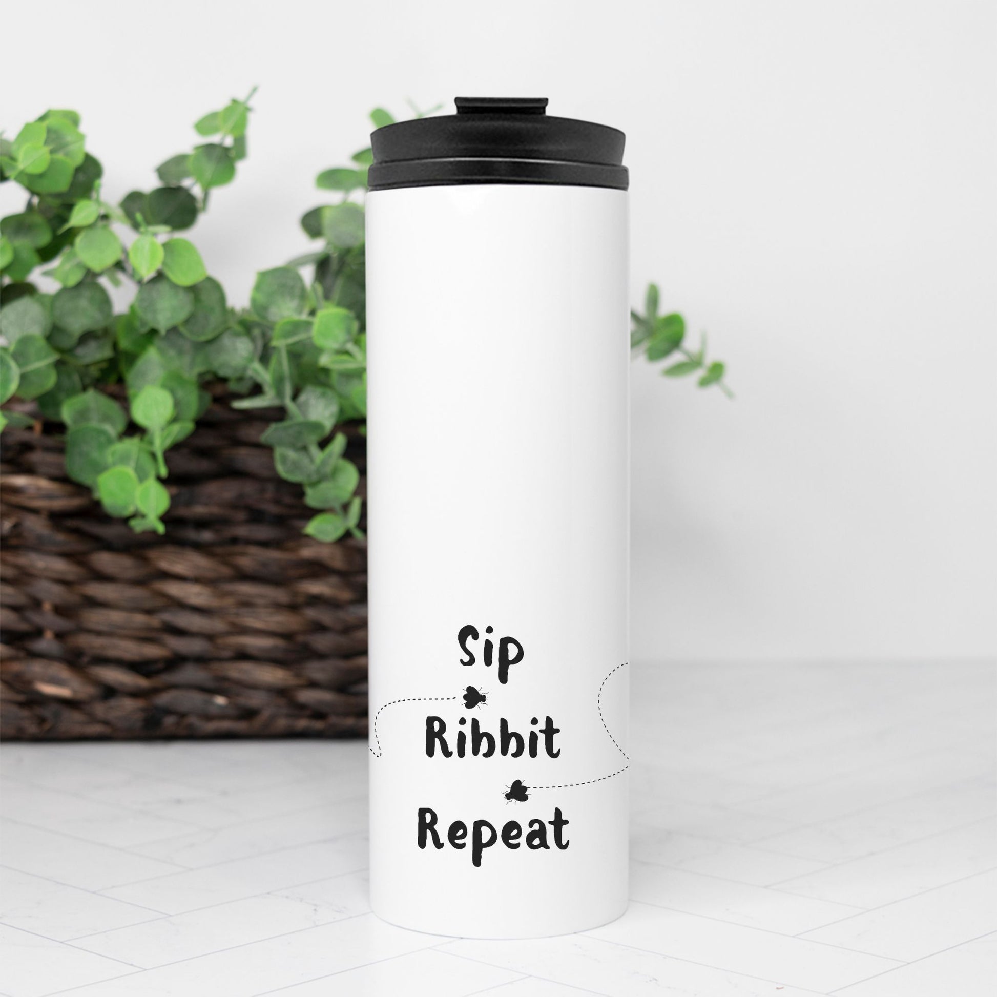 Sip, Ribbit, Repeat – Funny Frog Tumbler
