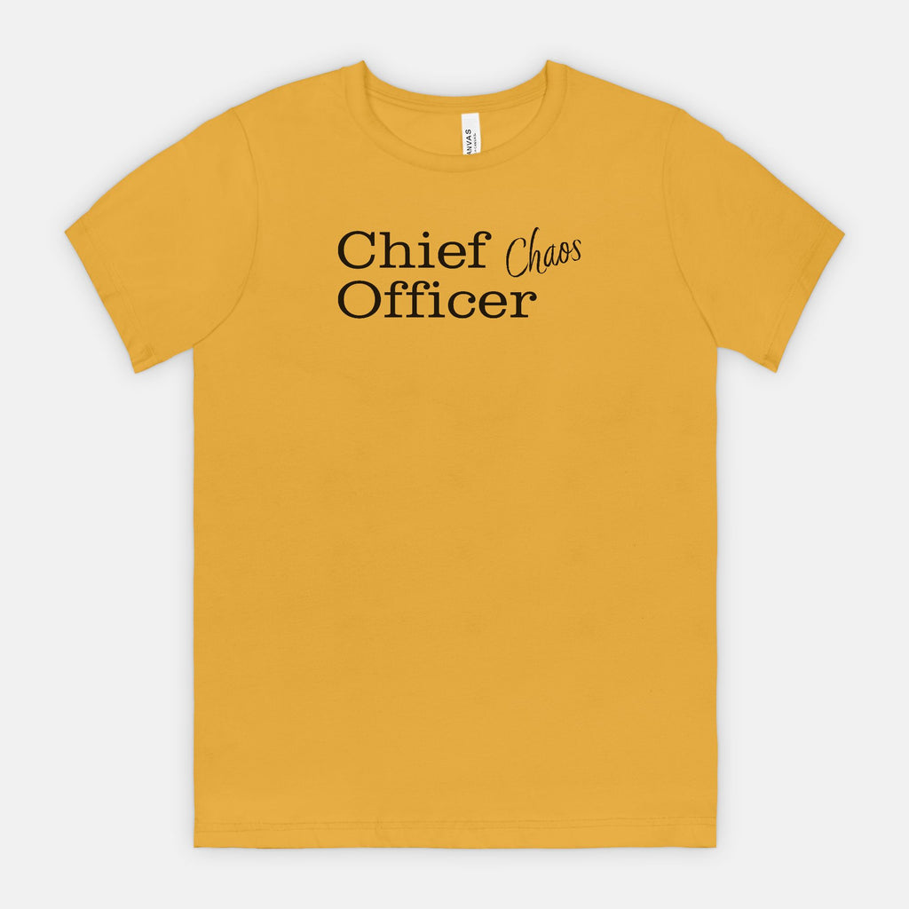 Chief Chaos Officer Tee - Black Text