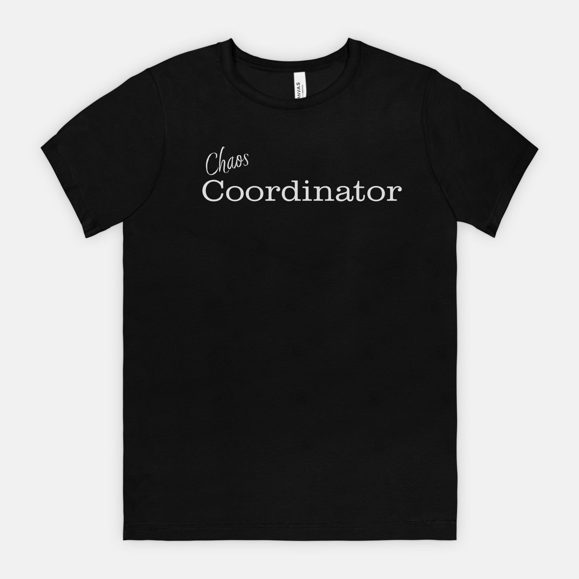 Chaos Coordinator Tee - White Text