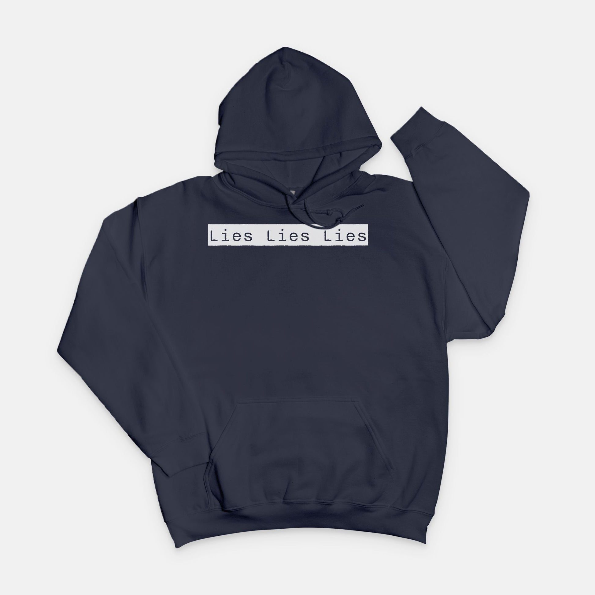 Lies, Lies, Lies | Bold Statement Graphic Hoodie