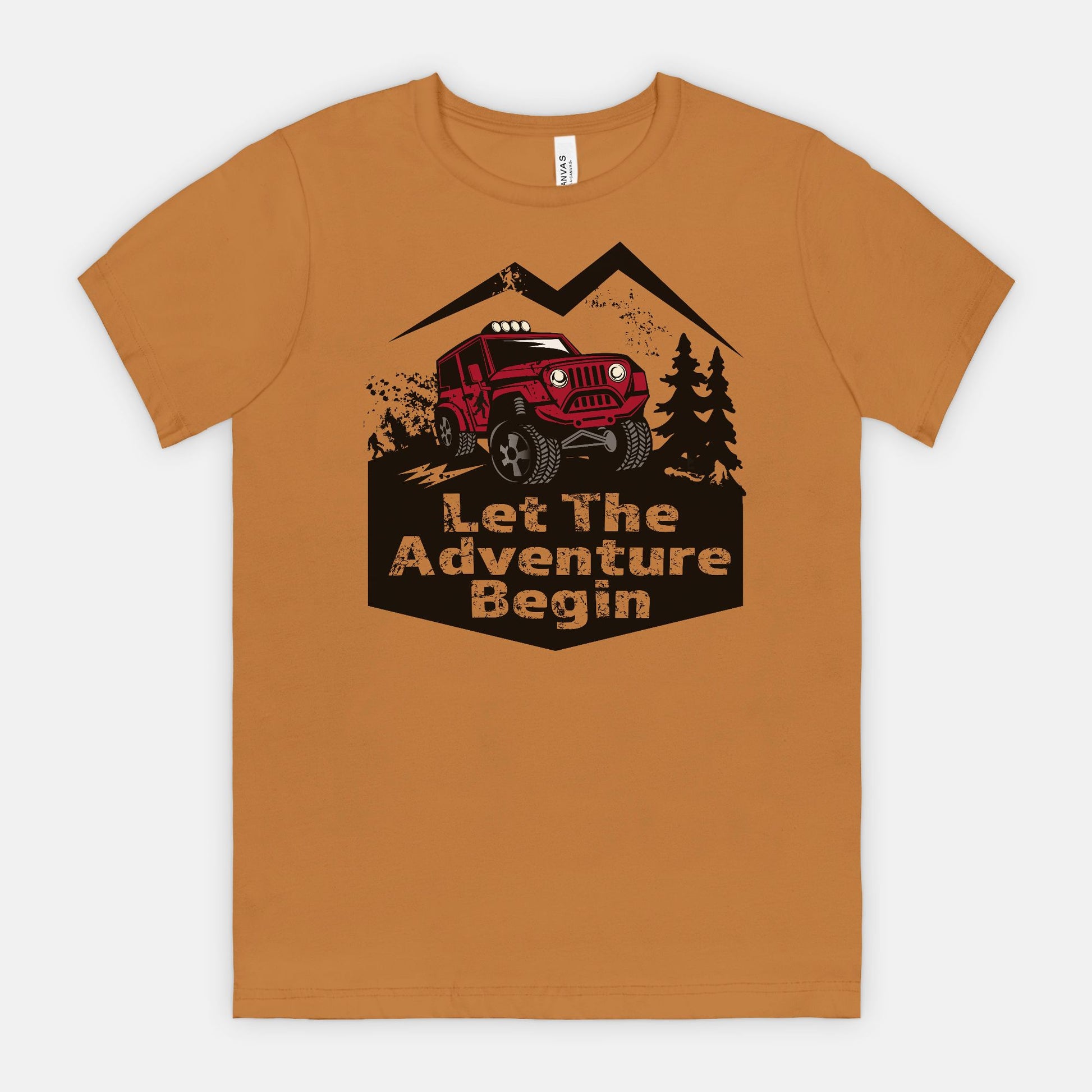Let the Adventure Begin – Hidden Bigfoot Off-Road Jeep Tee