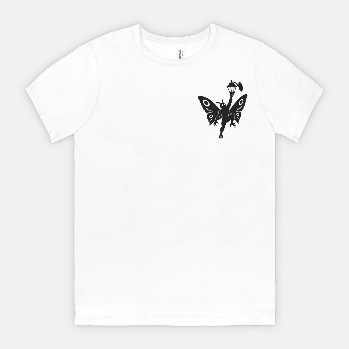 Mothman After Dark Minimalist Cryptid T-Shirt