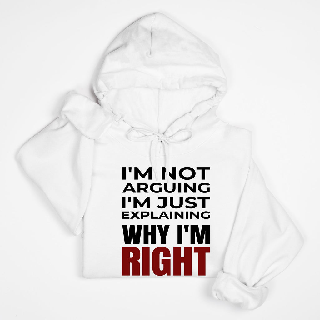 I’m Not Arguing I’m Just Explaining Why I’m Right Hoodie