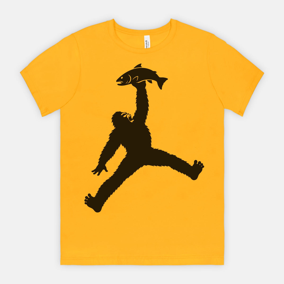 Bigfoot Caught Dinner Graphic Tee