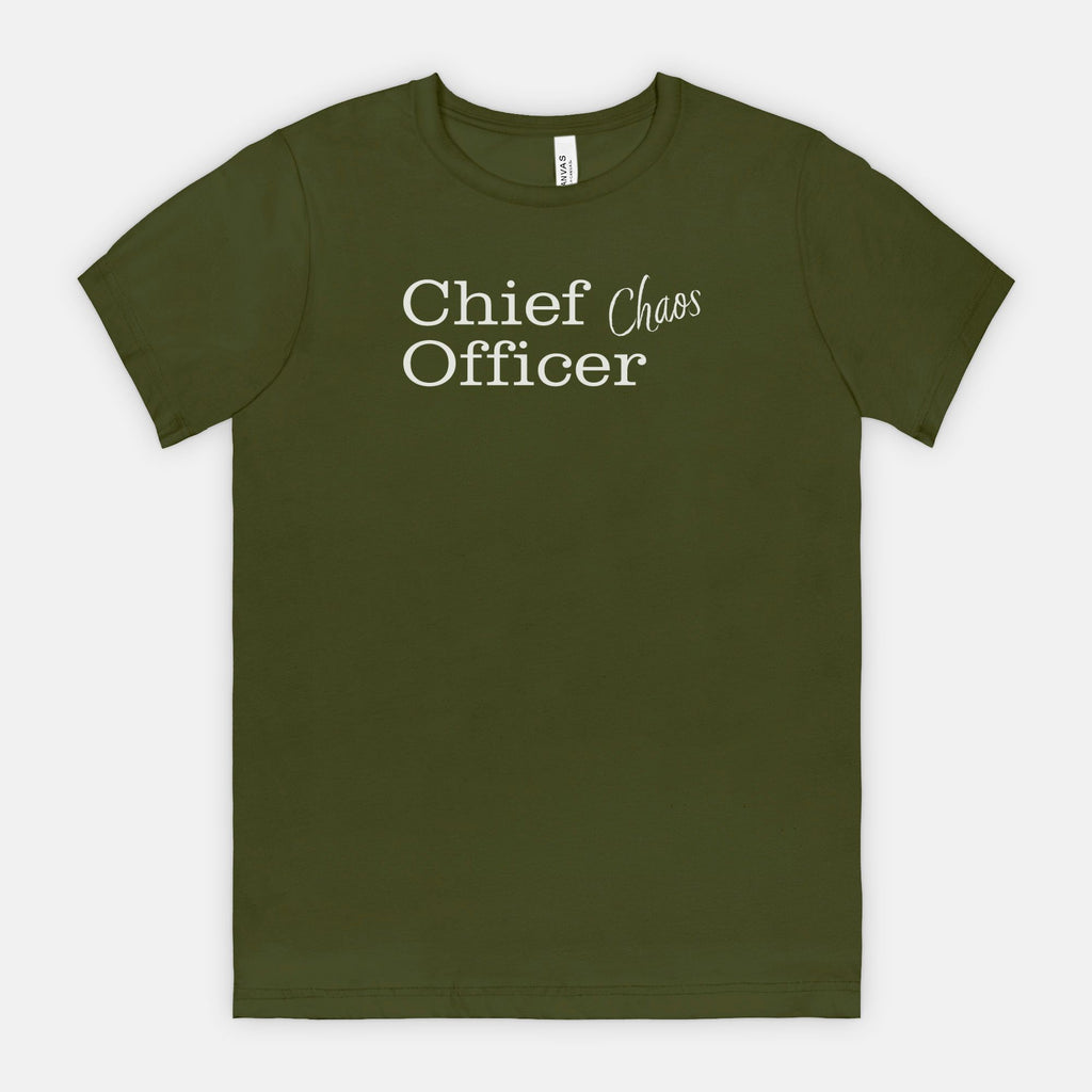 Chief Chaos Officer Tee - White Text