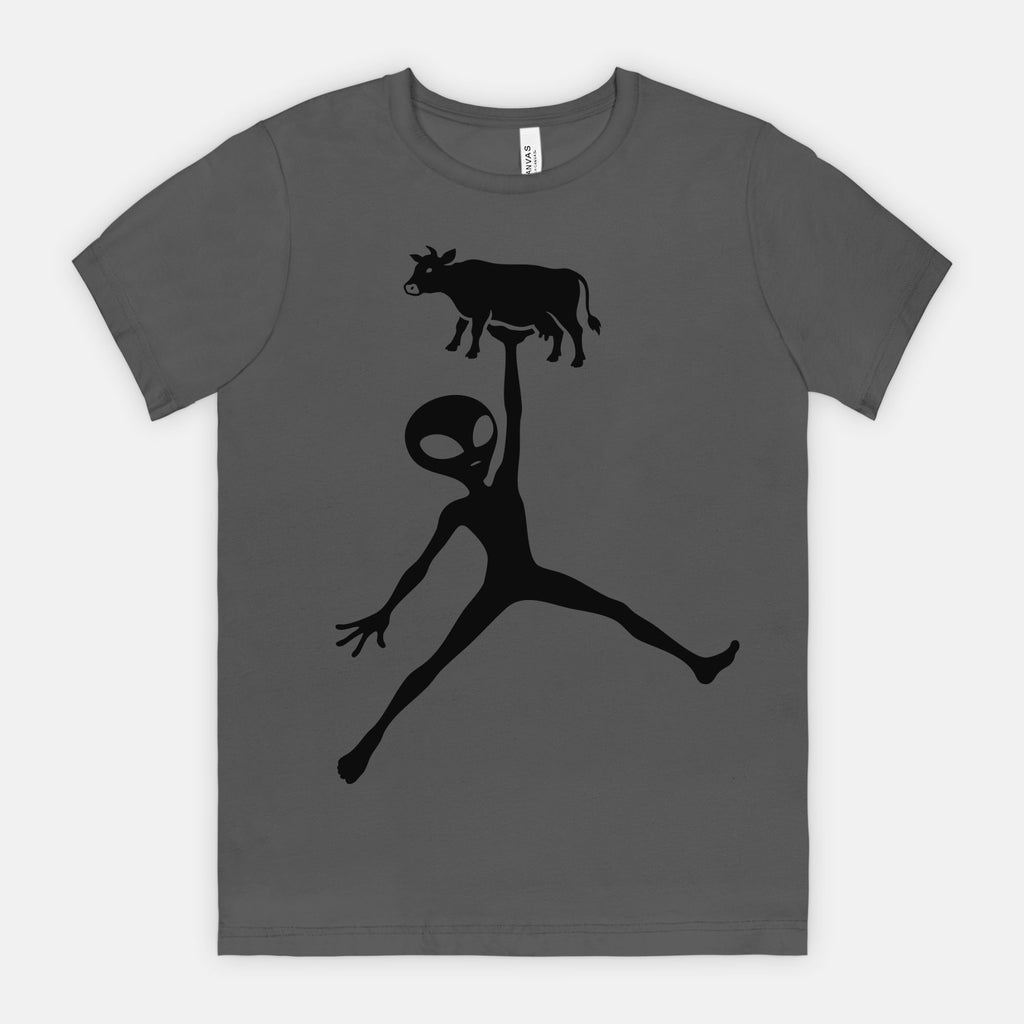 Alien Cow Abduction Graphic Tee