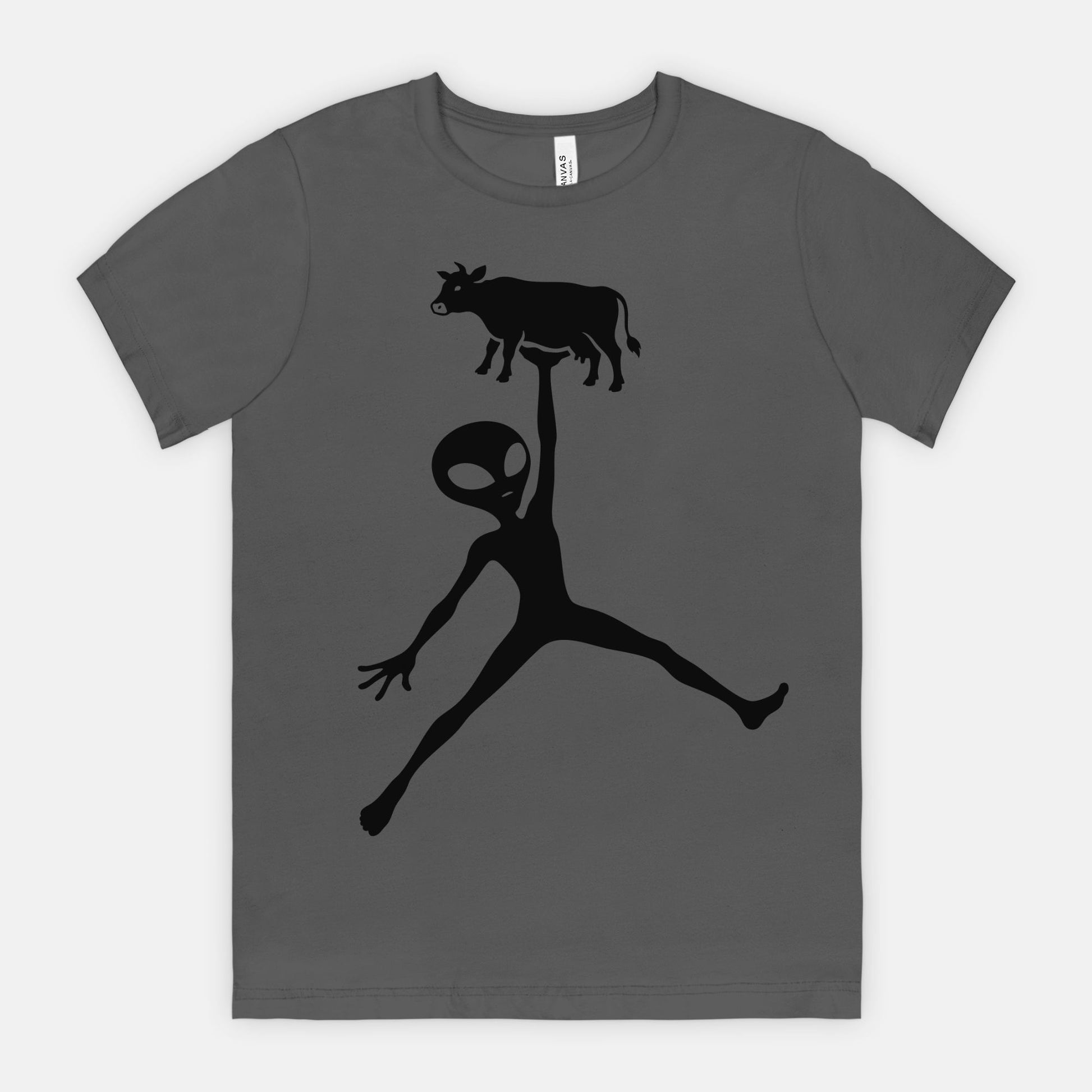 Alien Cow Abduction Graphic Tee
