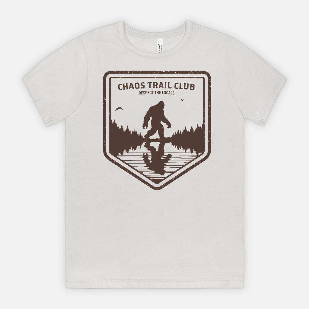 red-rock-chaos-Trail-Club-vintage-bigfoot-shirt-silver