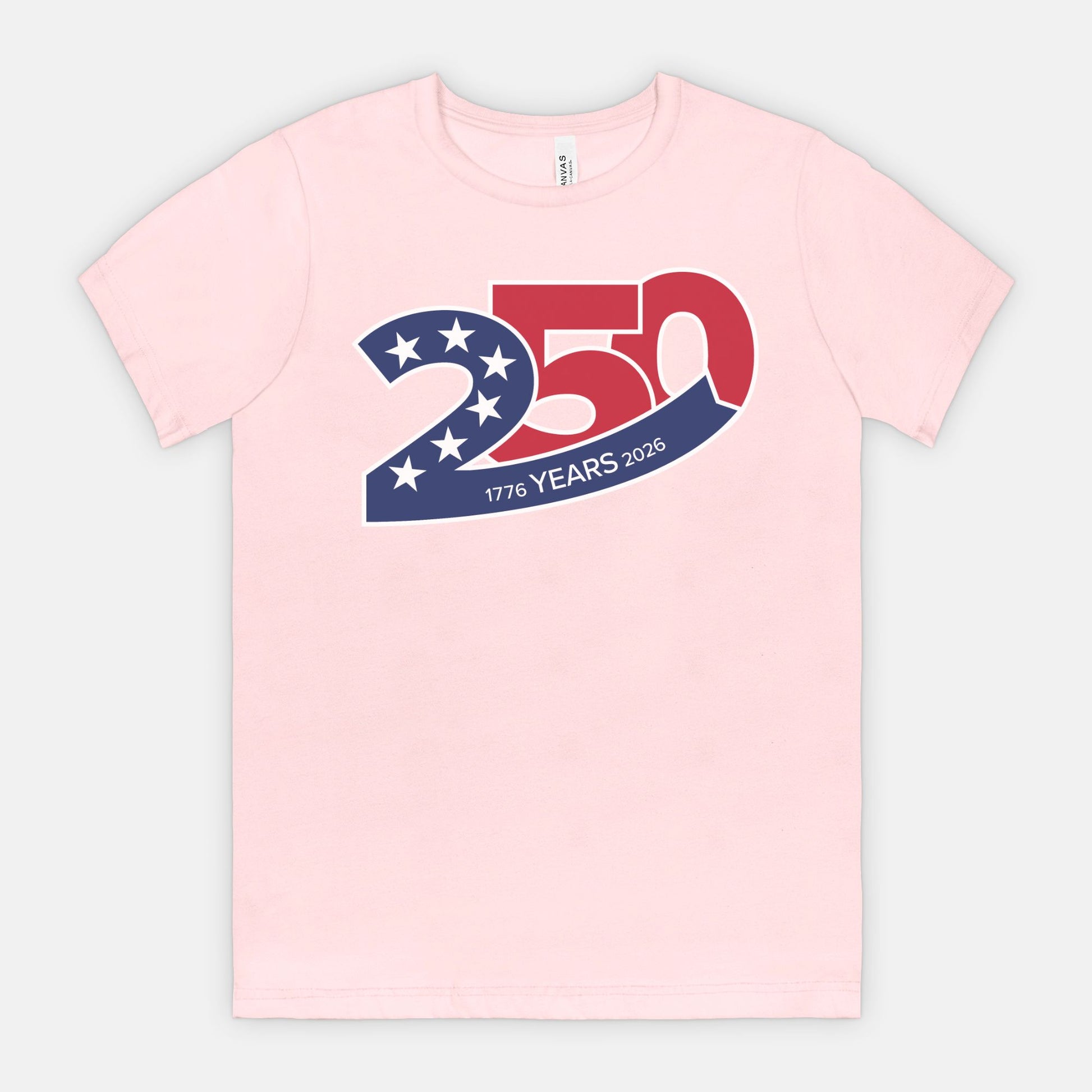 red-rock-chaos-america-250-years-shirt-1776-2026-bella-canvas-3001-Soft-Pink