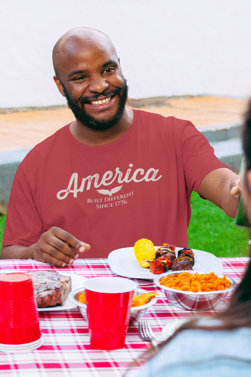 America Built Different Since 1776 Patriotic T-Shirt