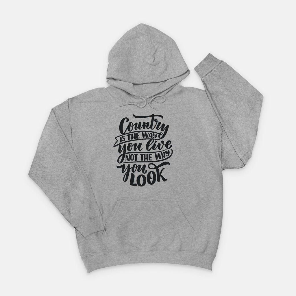 red-rock-chaos-country-is-the-way-you-live-sweatshirt-black-text-gildan-crewneck-gray
