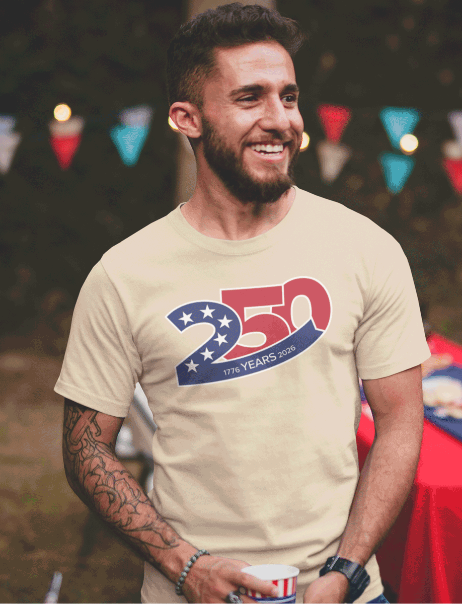 red-rock-chaos-model-america-250-years-shirt-1776-2026-bella-canvas-3001-Soft-Cream