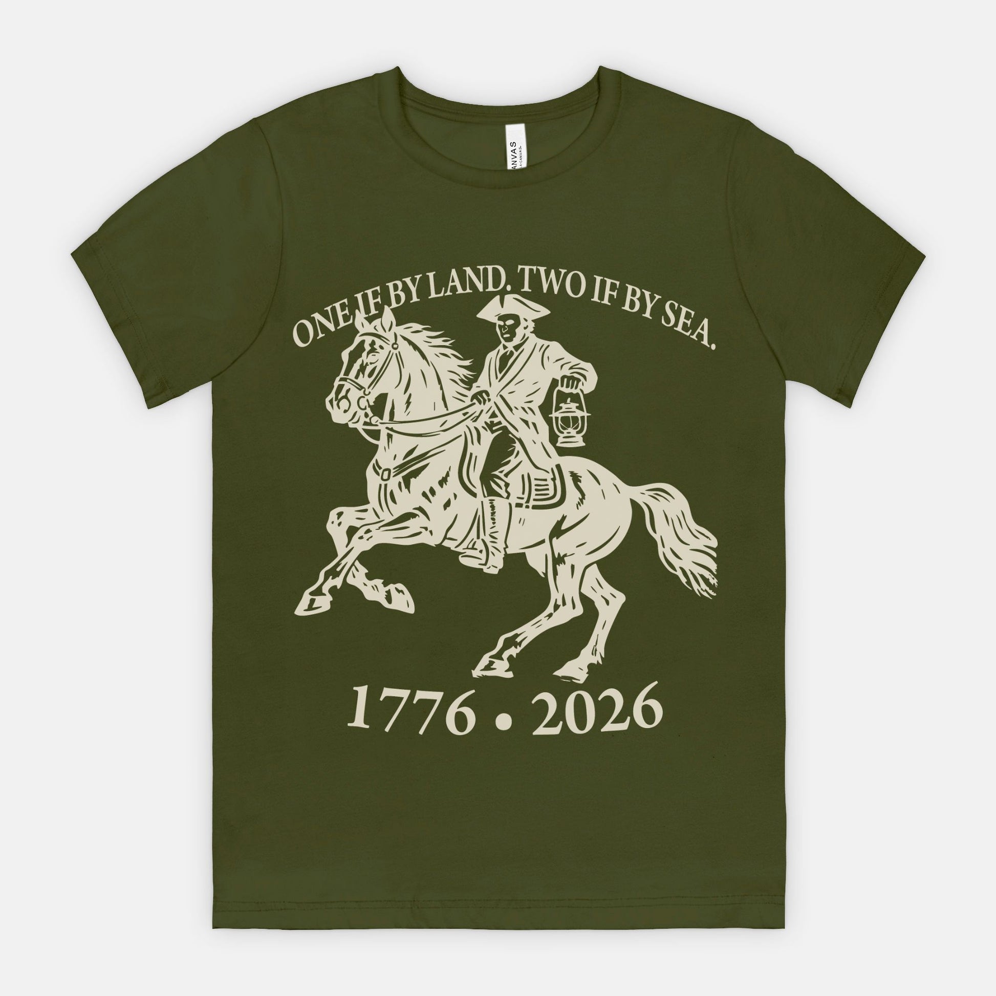 red-rock-chaos-paul-revere-shirt-tee-bella-canvas-3001-Olive