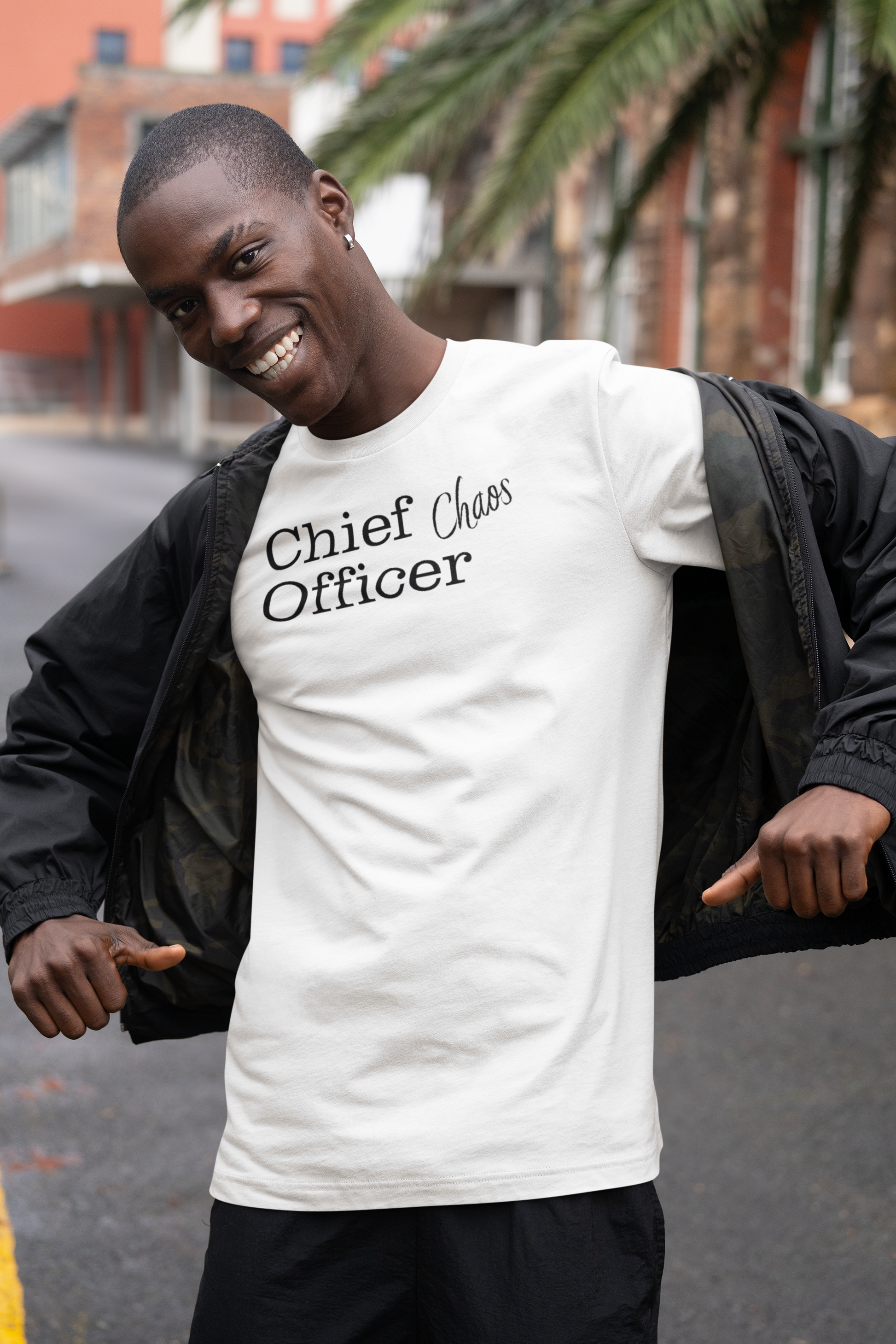 Chief Chaos Officer Tee - Black Text