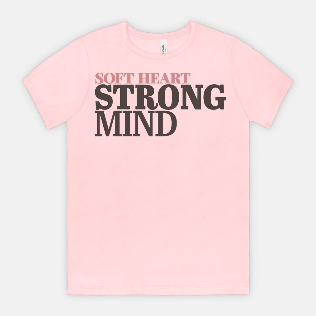 red-rock-chaos-soft-heart-strong-mind-shirt-tee-Pink