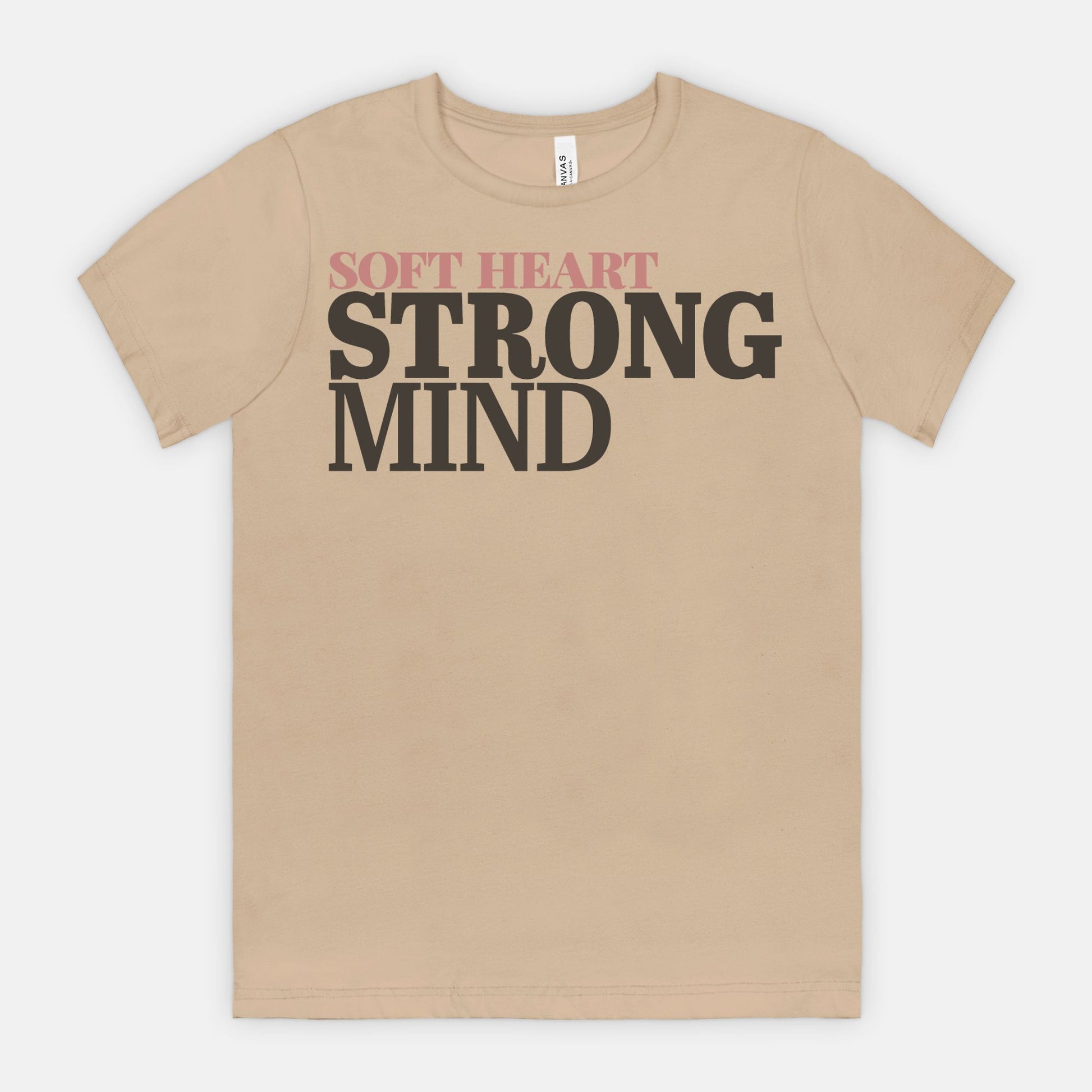 red-rock-chaos-soft-heart-strong-mind-shirt-tee-Tan