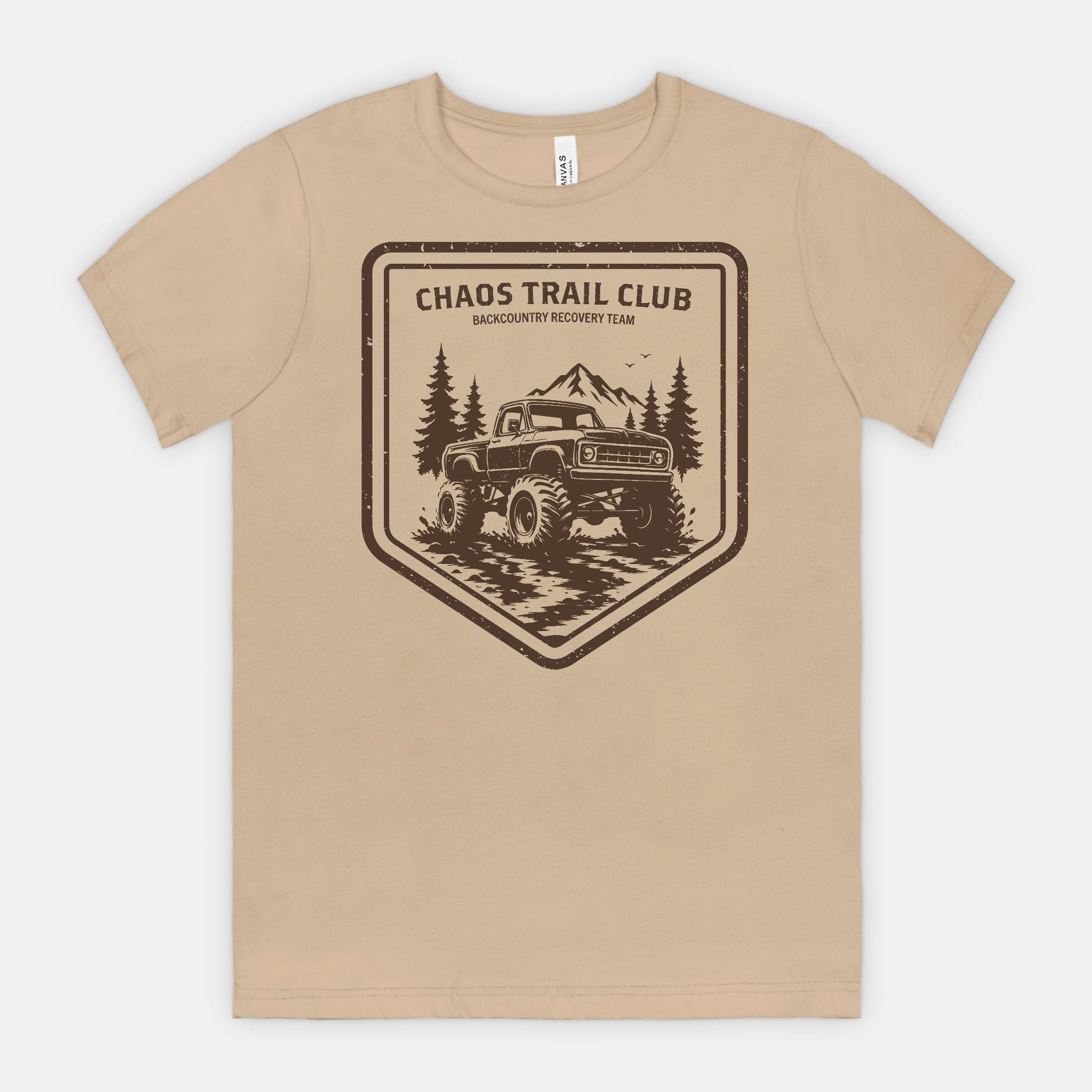 red-rock-chaos-vintage-monster-truck-offroad-shirt-tan