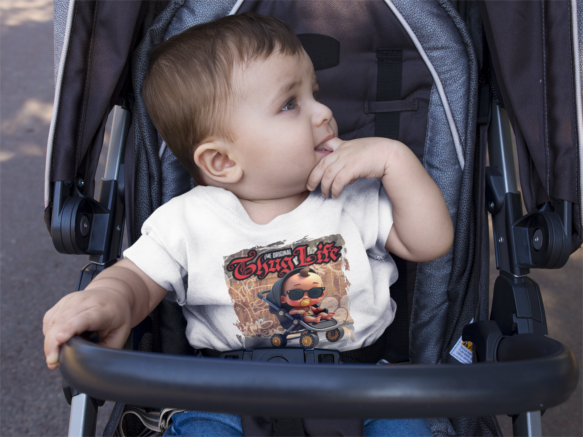 The Original Thug Life Toddler T-Shirt – Cool Baby Stroller Graphic